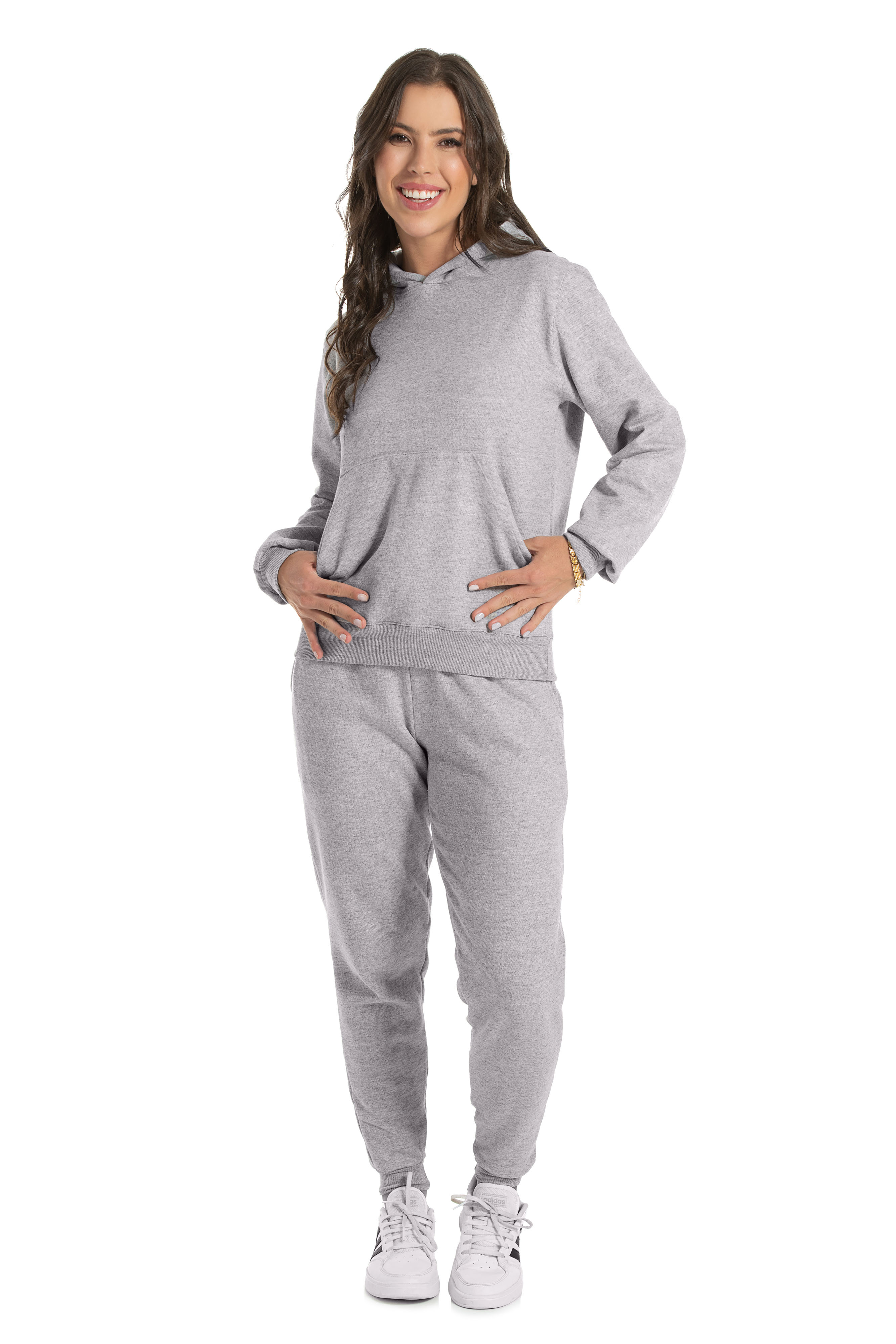 conjunto moletinho casual chic