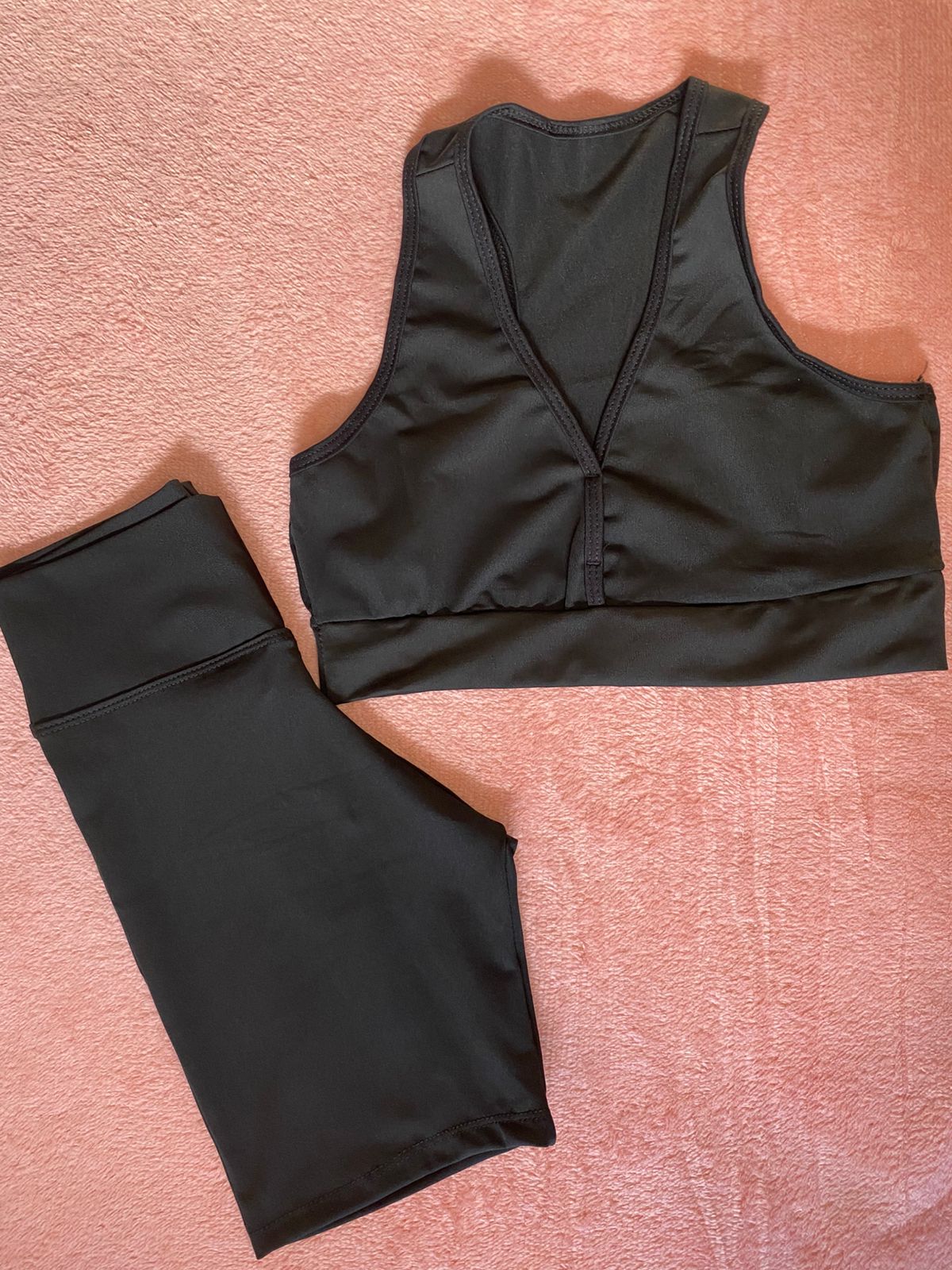 conjunto fitness feminino cós alto