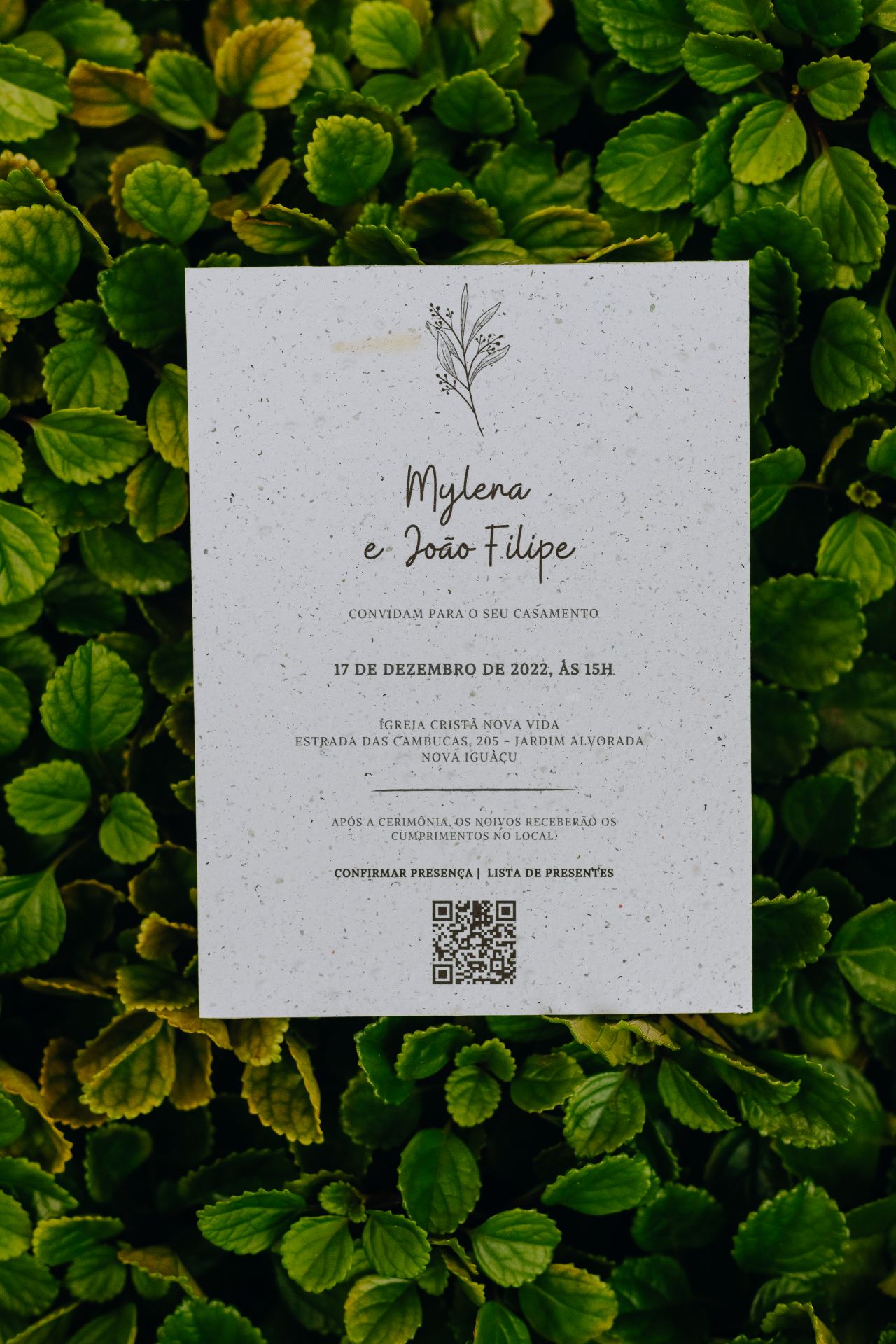 site de casamento com convite virtual