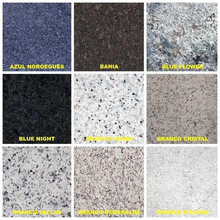 cores de mármore para cozinha