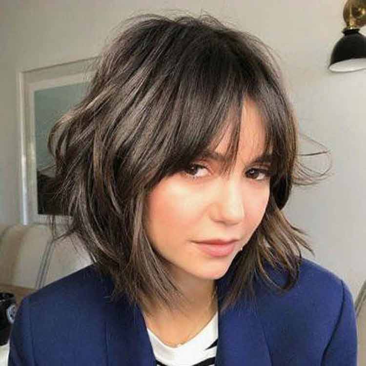 corte curto feminino shaggy 19