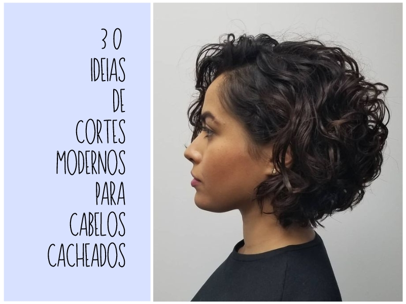 corte cacheado curto feminino