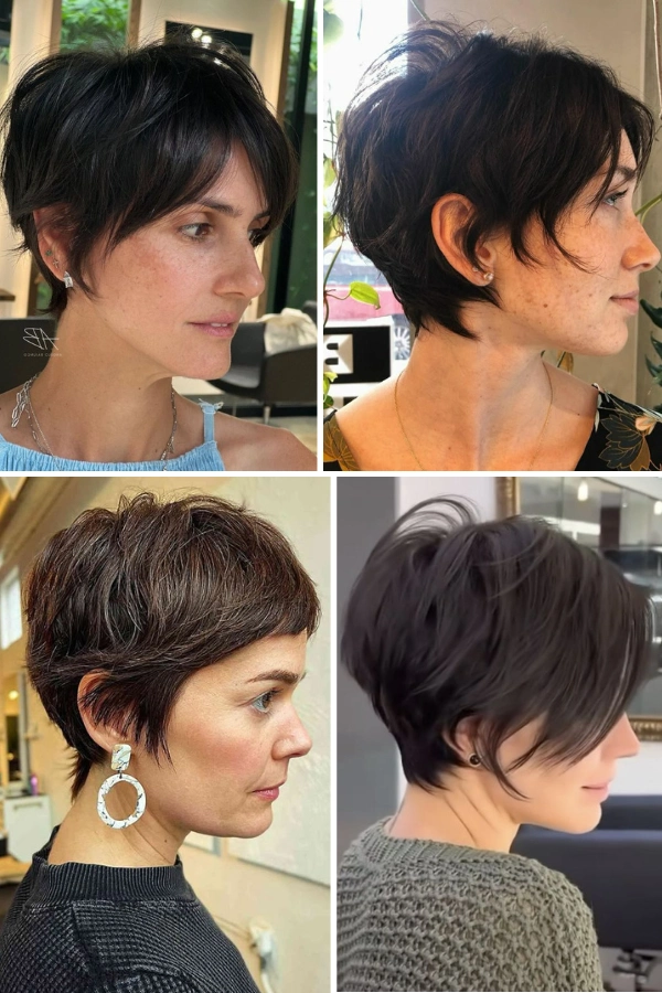 corte de cabelo curto para cabelo cacheado moderno