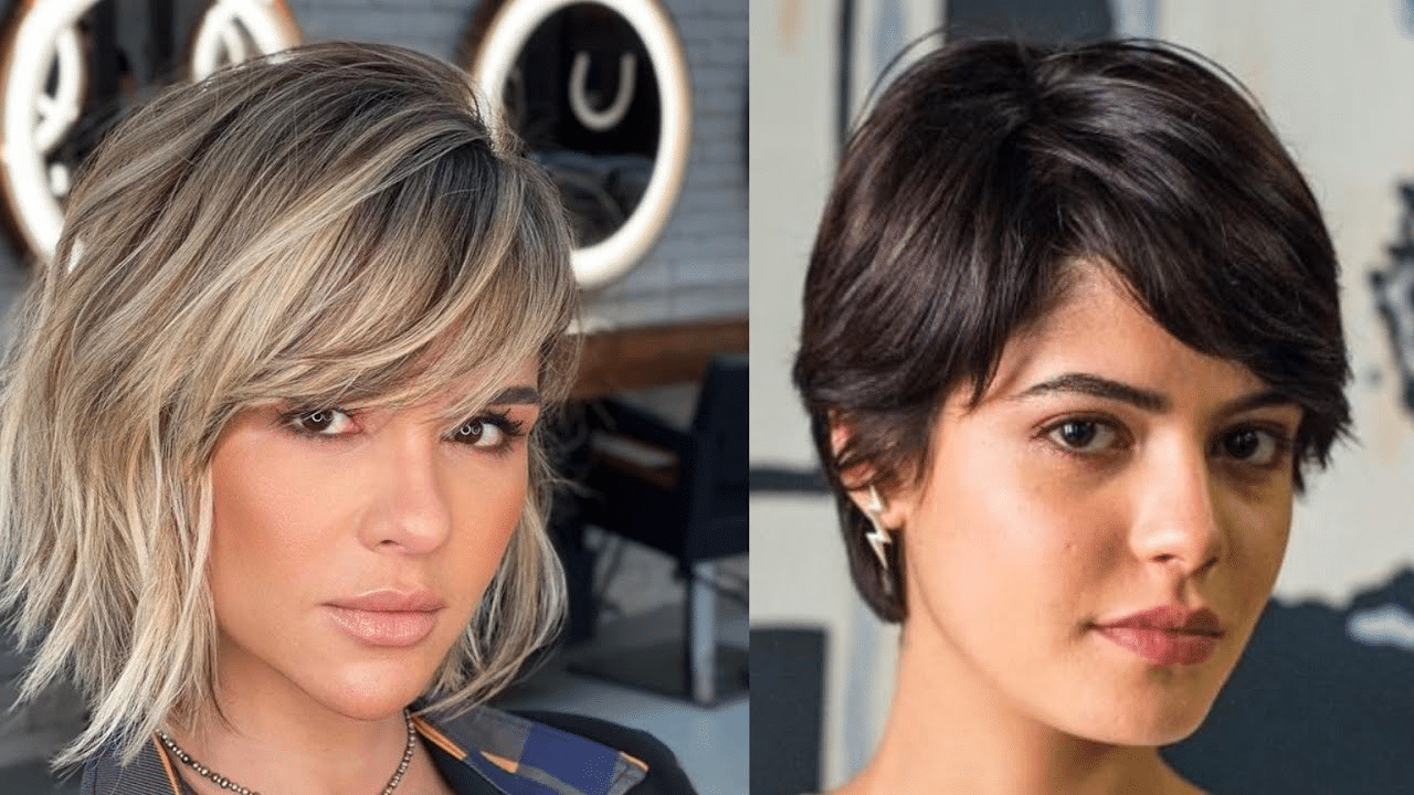 corte de cabelo curto repicado em camadas