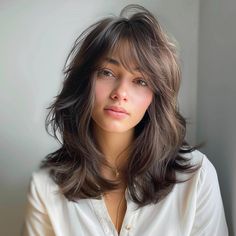 corte em V com franja