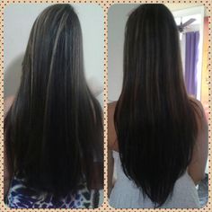 corte em V com franja