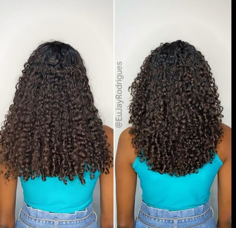 corte longo cacheado