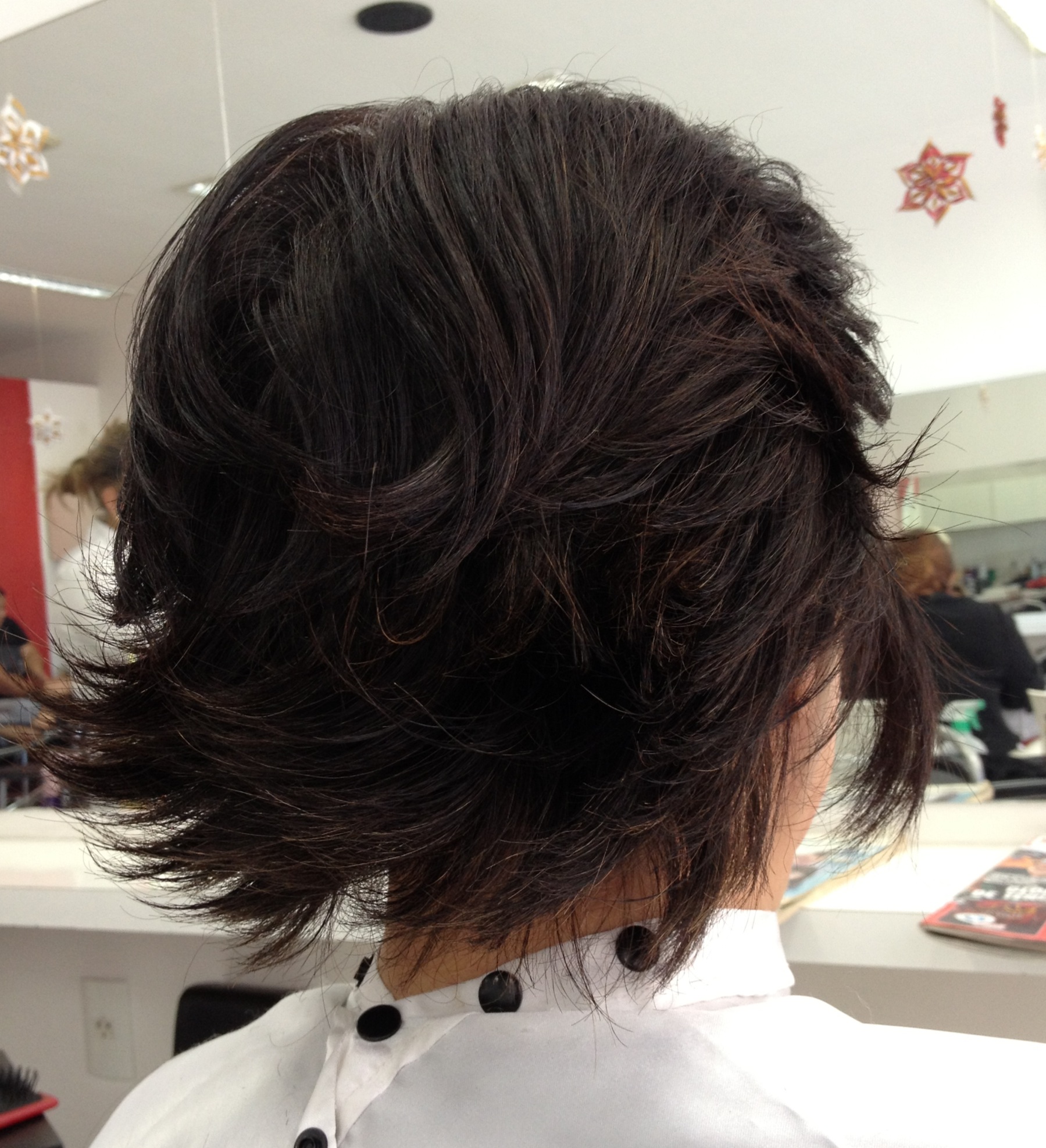 corte desfiado para cabelo ondulado