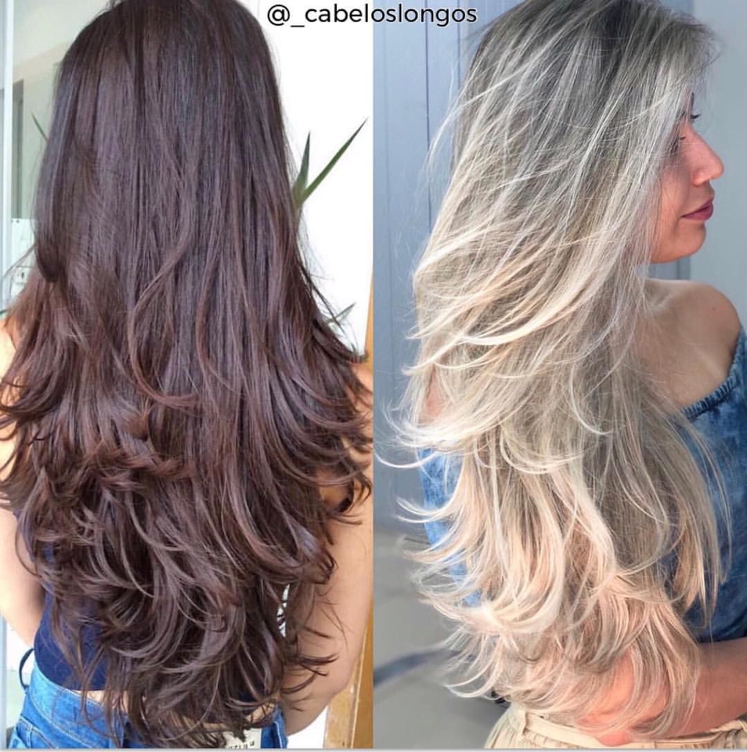 corte longo para cabelo fino