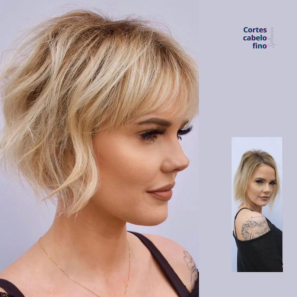 shaggy cabelo fino