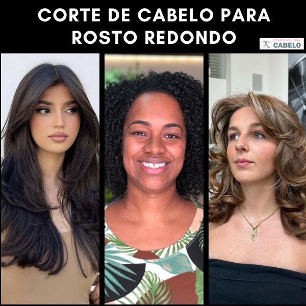 franja para rosto quadrado