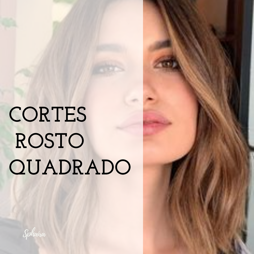 visagismo rosto quadrado
