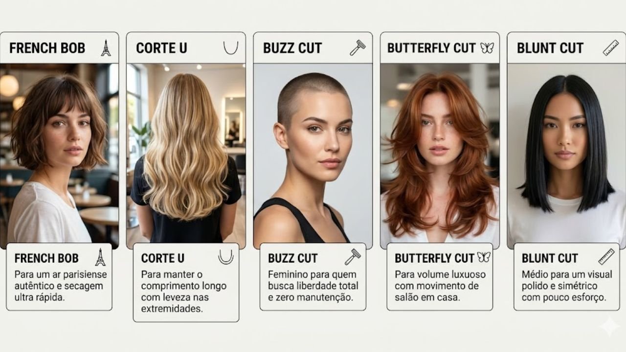 corte pixie de baixa manutenção