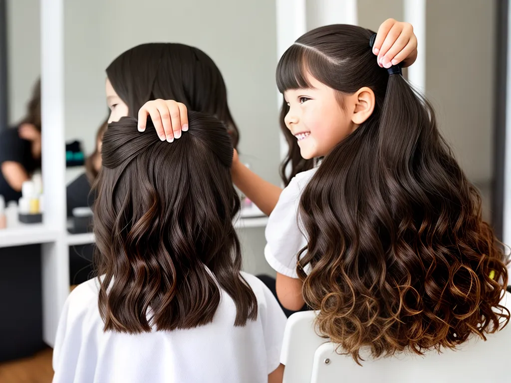 corte de cabelo infantil feminino repicado