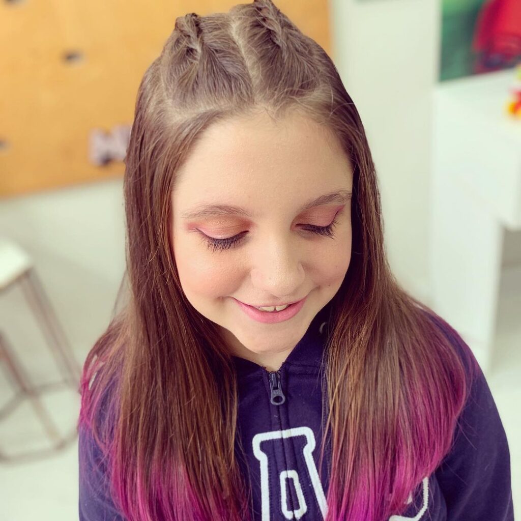 corte de cabelo infantil feminino repicado
