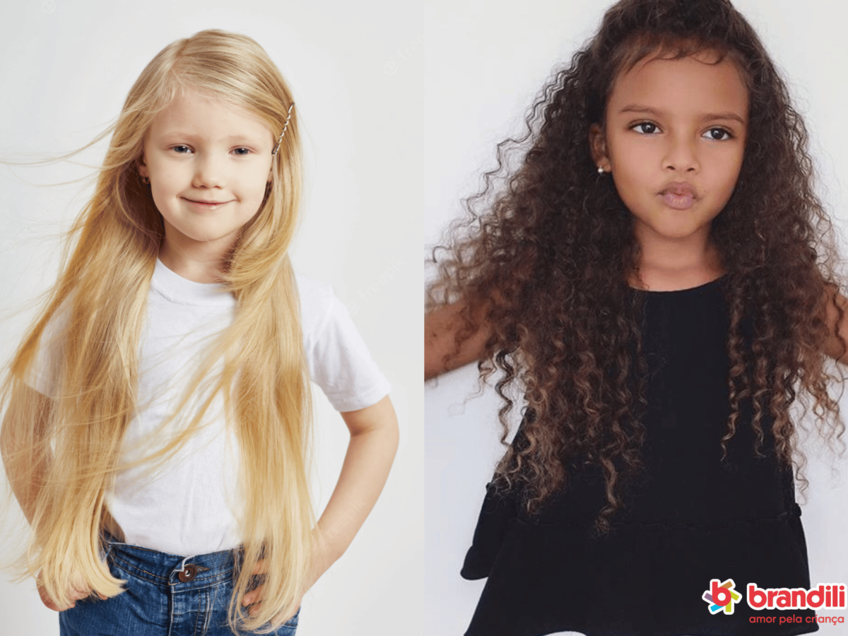 corte de cabelo infantil feminino repicado