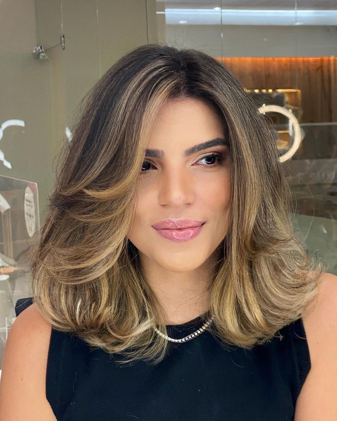 long bob para rosto redondo