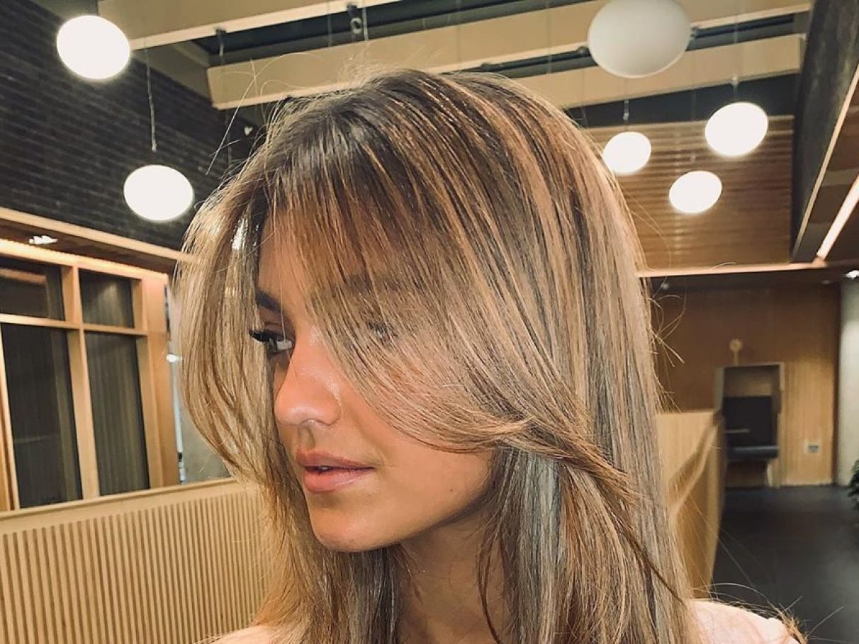 franja cortina cabelo liso longo