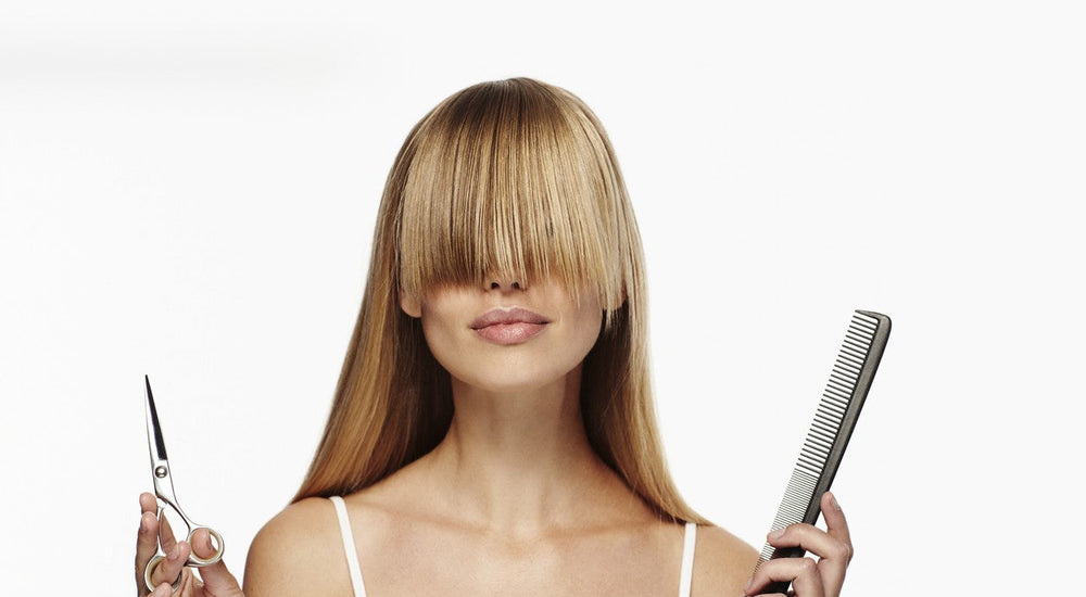 franja lateral cabelo ondulado longo
