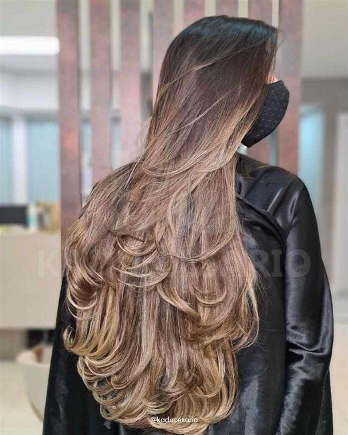corte em camadas para cabelo crespo