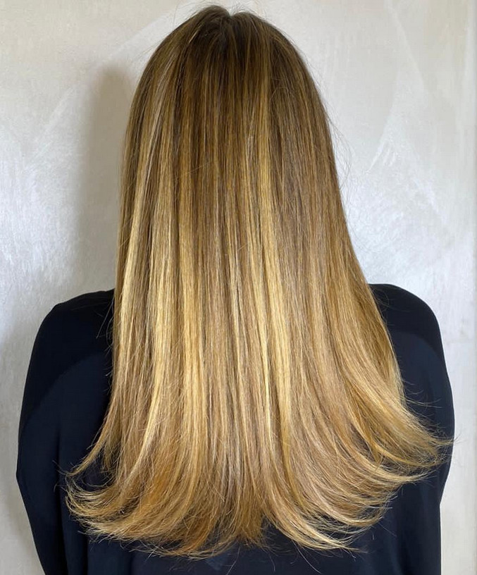 corte cabelo longo liso para rosto quadrado