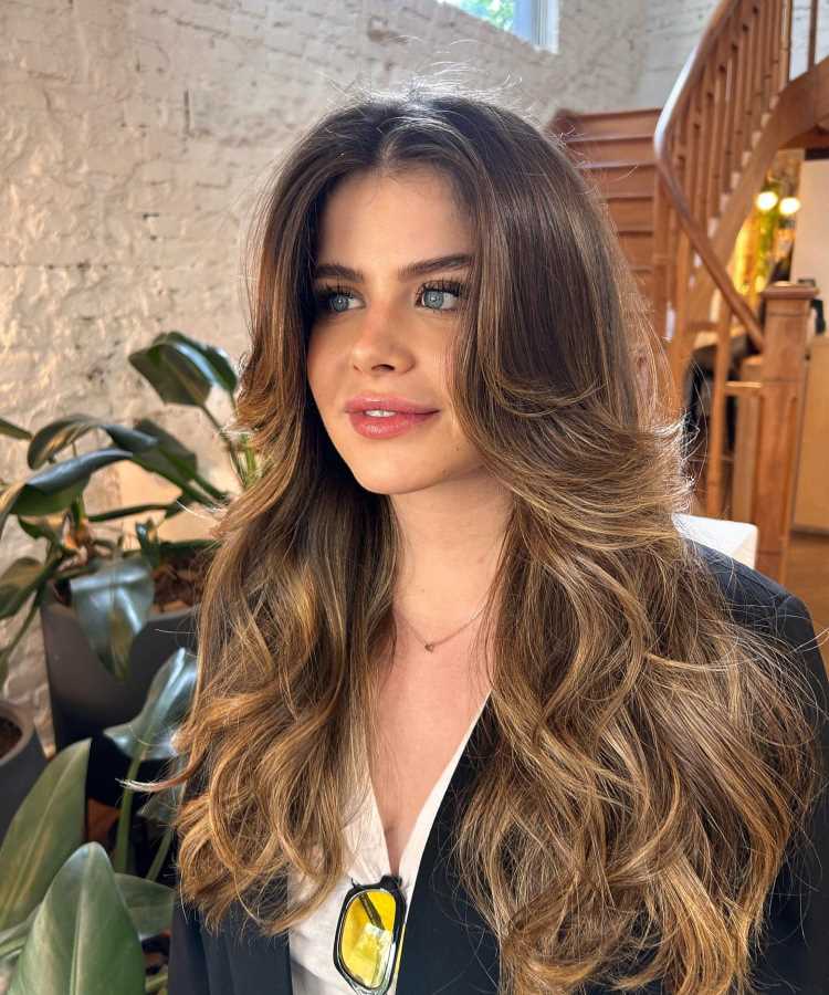 corte longo com repicado na frente
