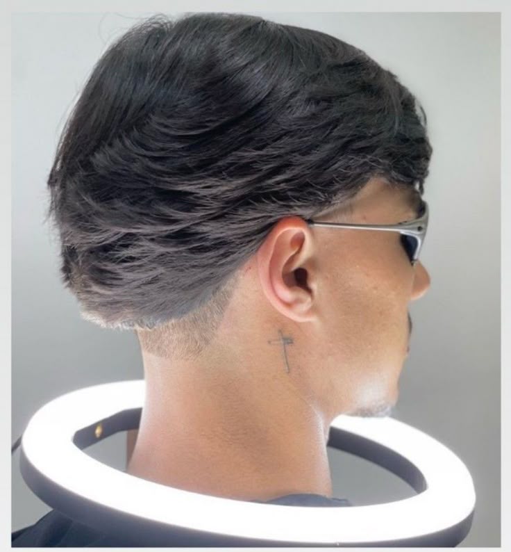 corte de cabelo homem liso