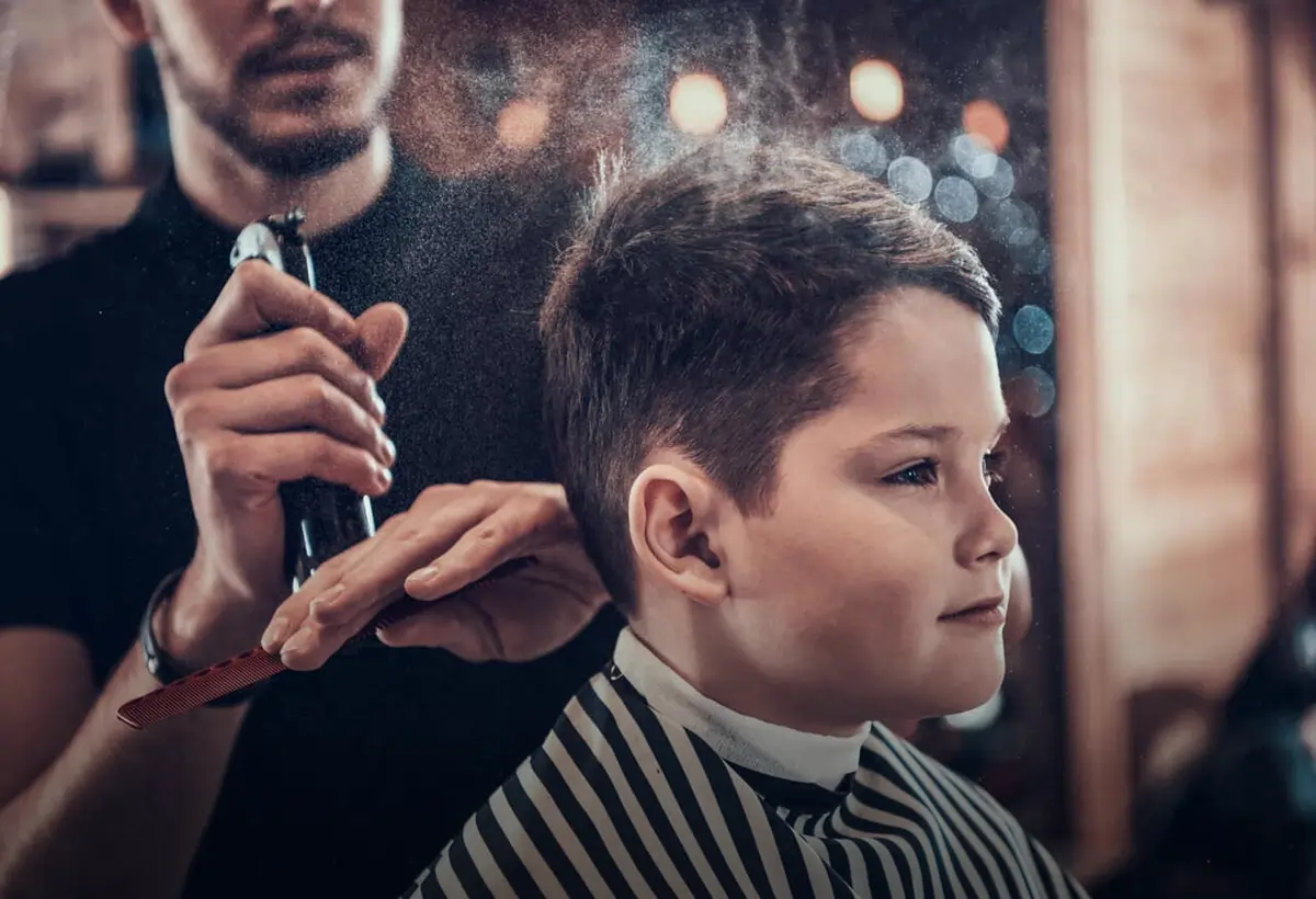 corte moicano infantil