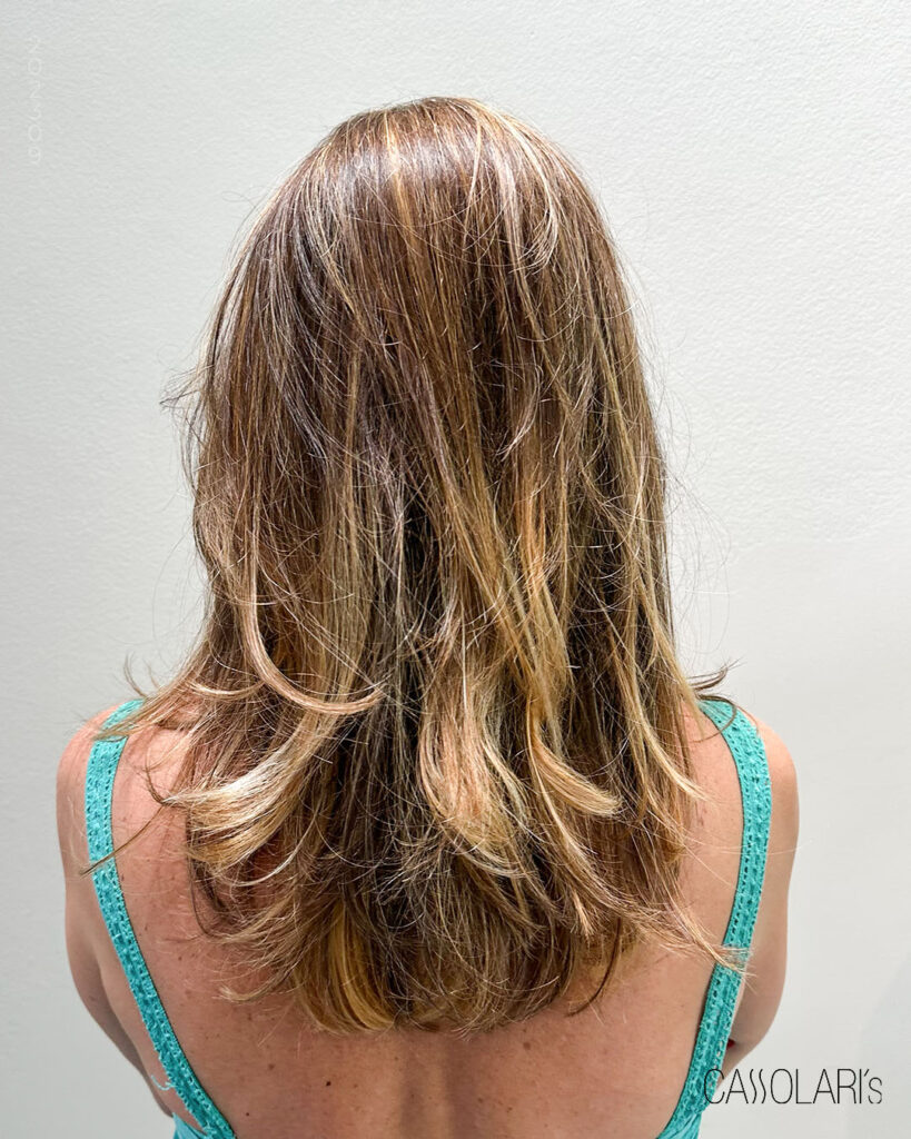 long bob volume cabelo liso