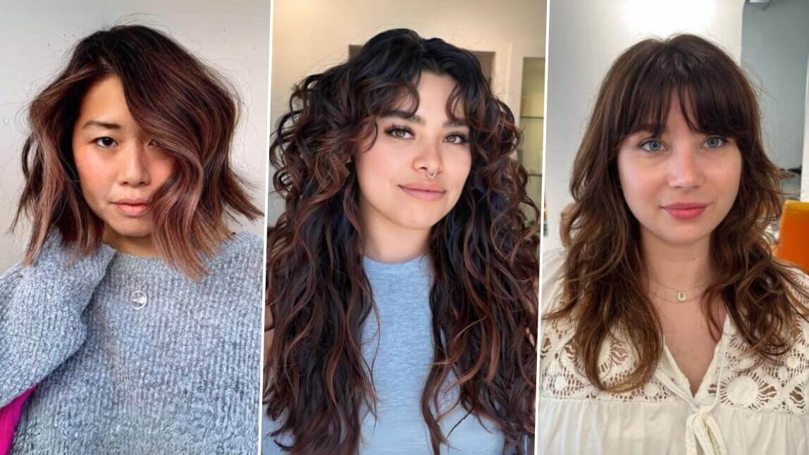 cortes de cabelo para afinar rosto redondo