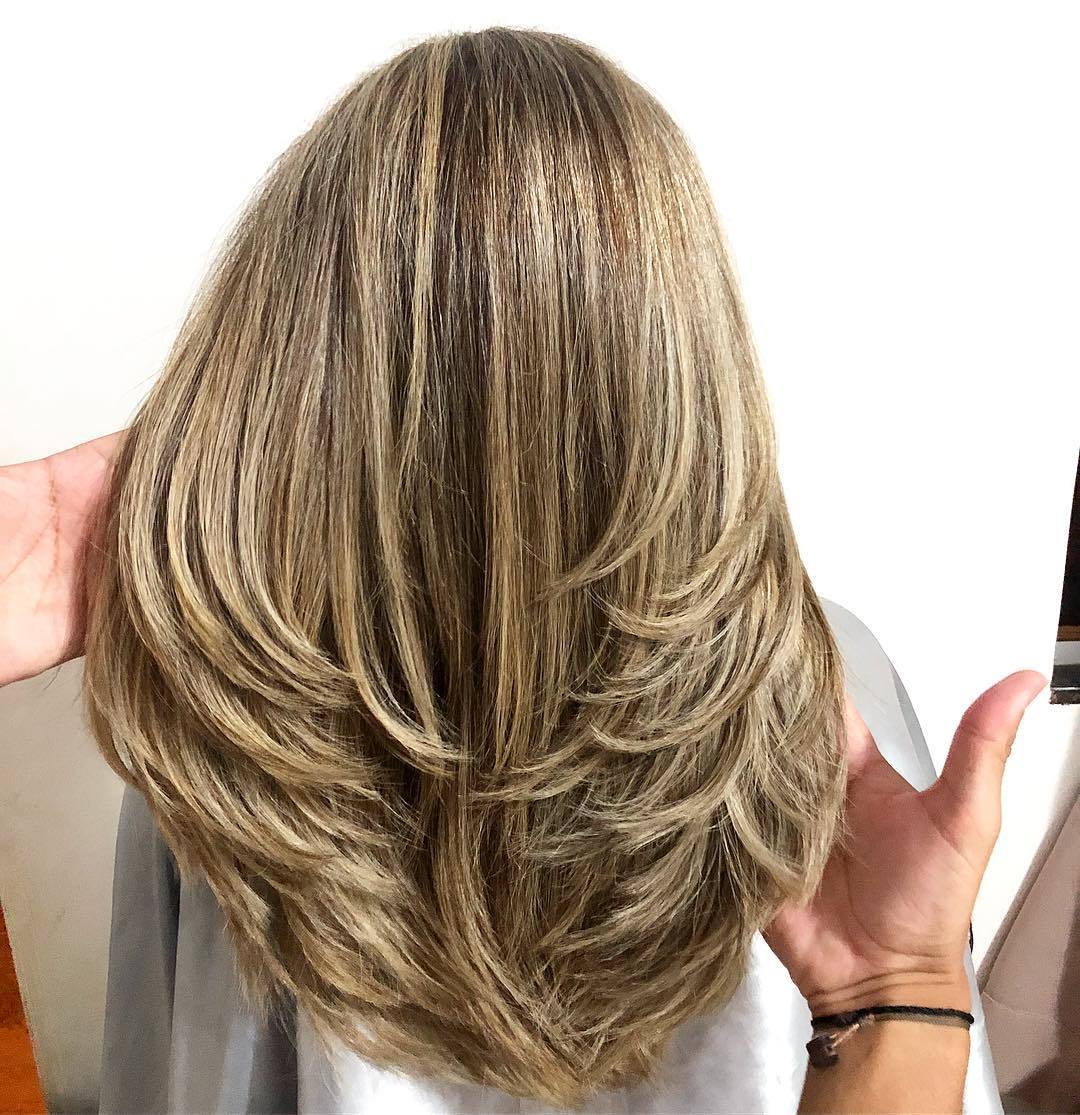 corte em u medio para cabelo fino