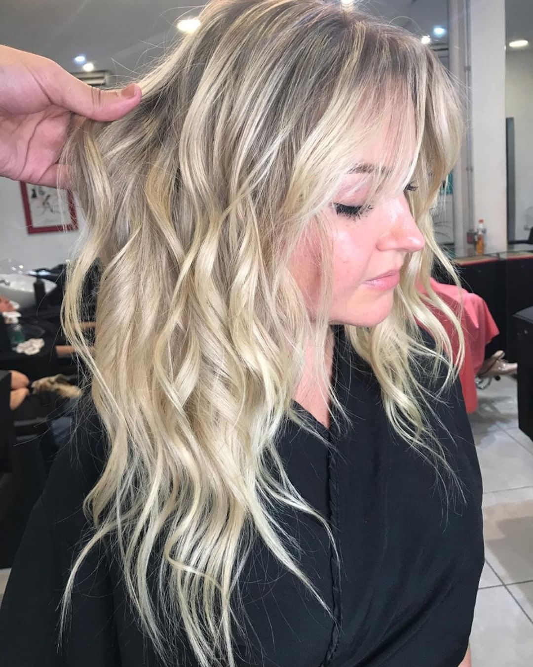 corte degradê para rosto redondo