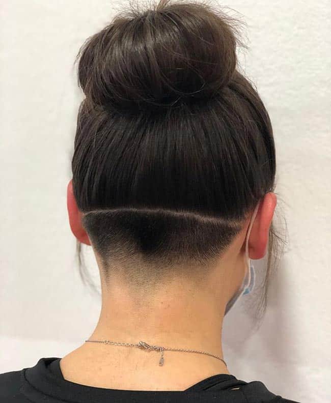 corte degradê para rosto quadrado