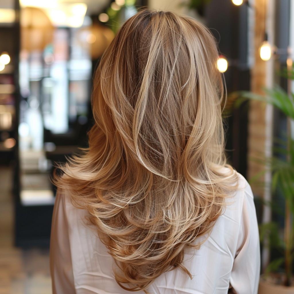 desvantagens corte em v cabelo longo