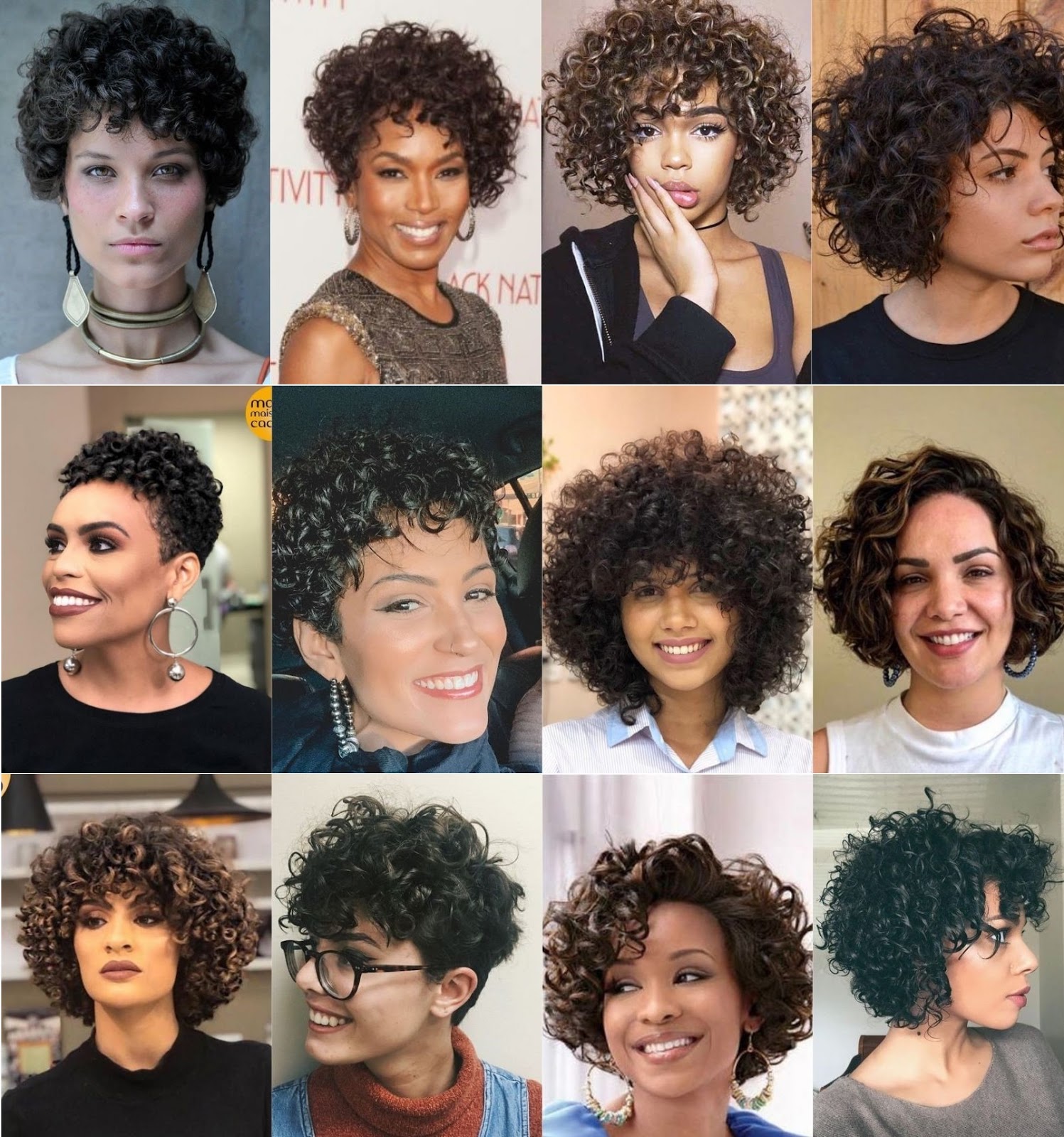 cortes para cabelo cacheado volume
