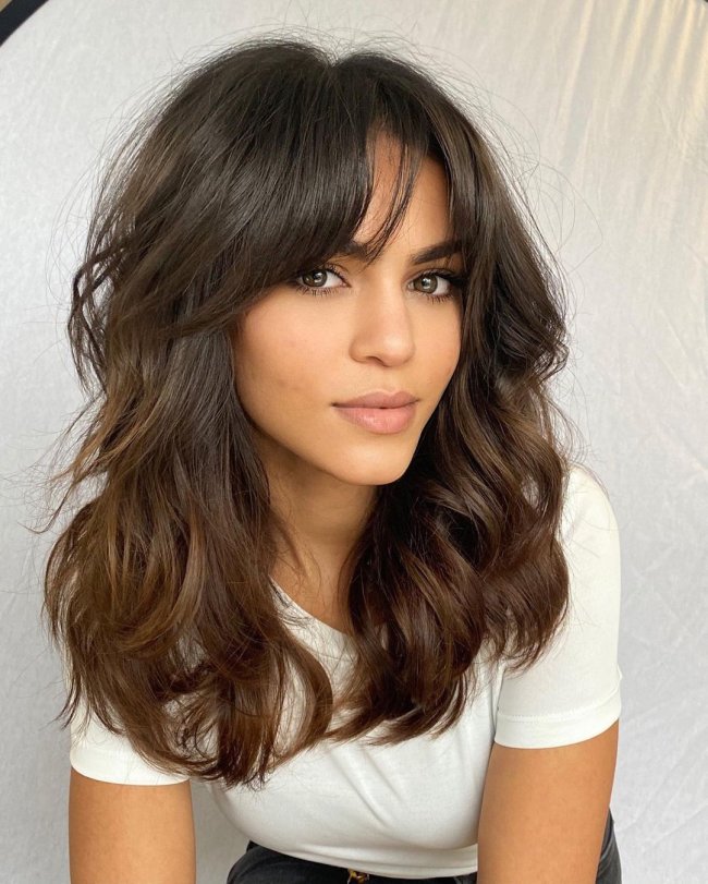 cortes de cabelo médio repicado
