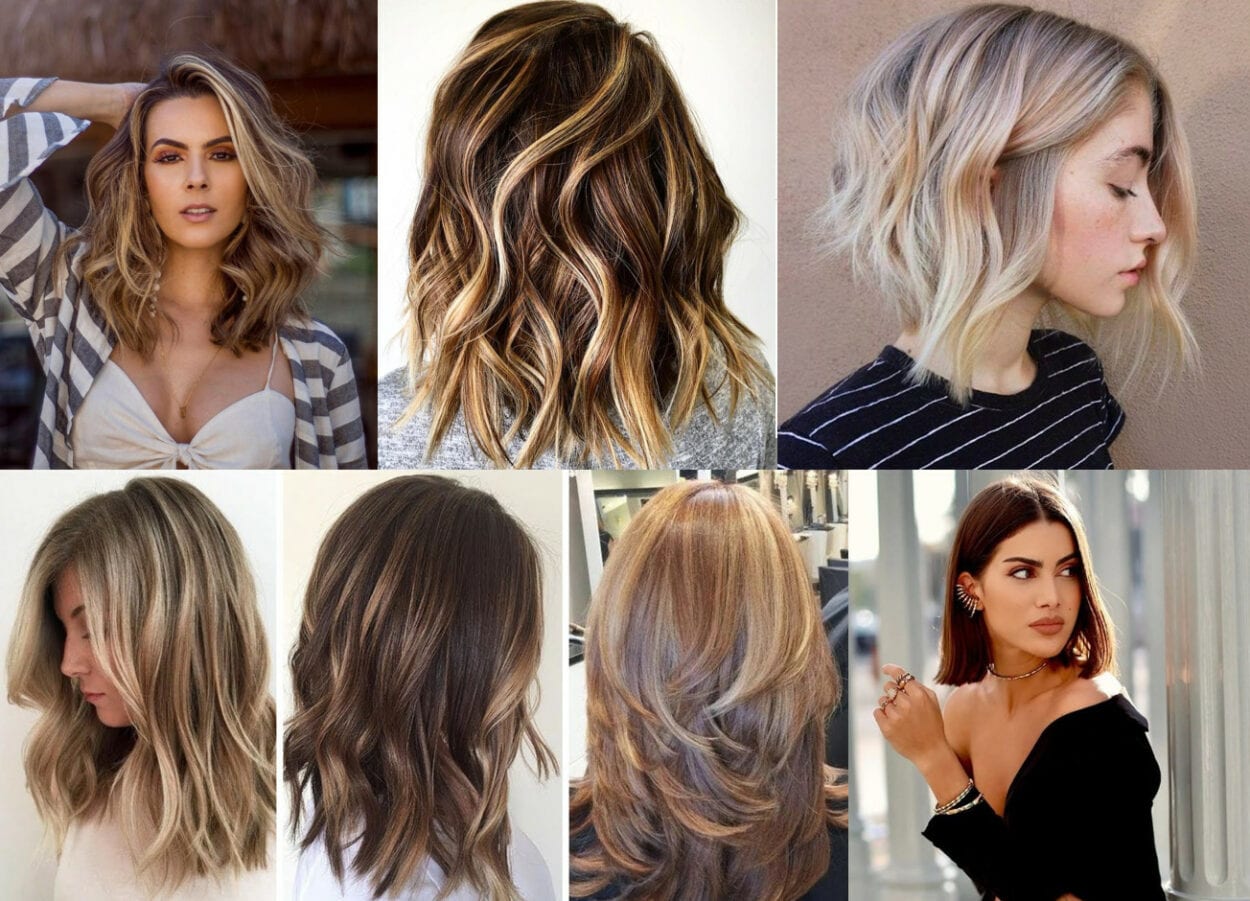 cortes de cabelo médio com franja