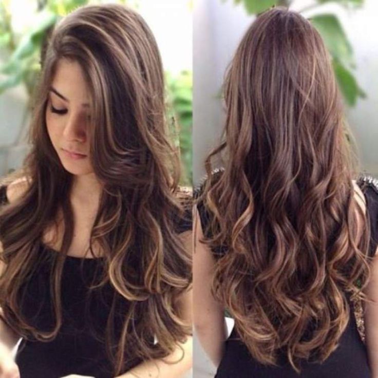 camadas em cabelo longo