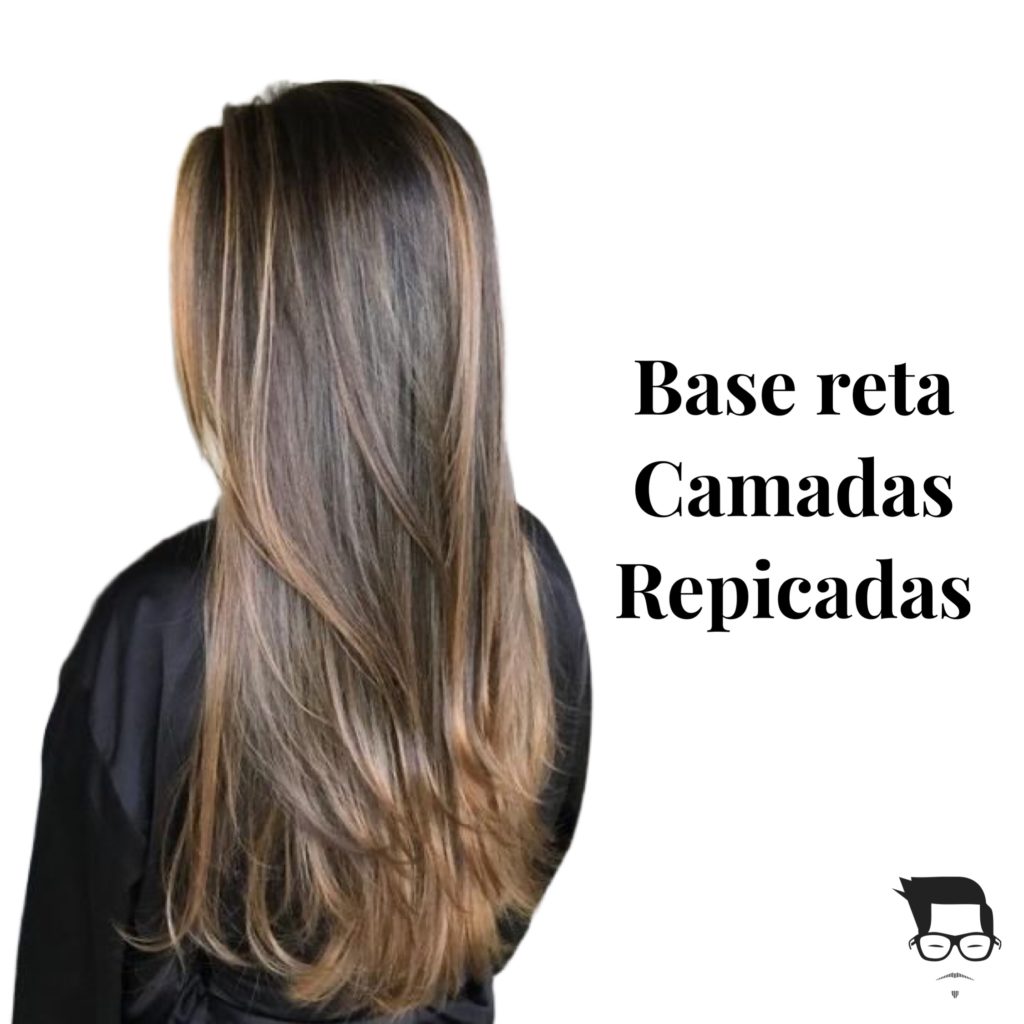 corte em U cabelo longo