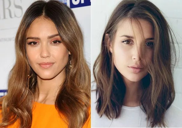 corte de cabelo rosto oval feminino