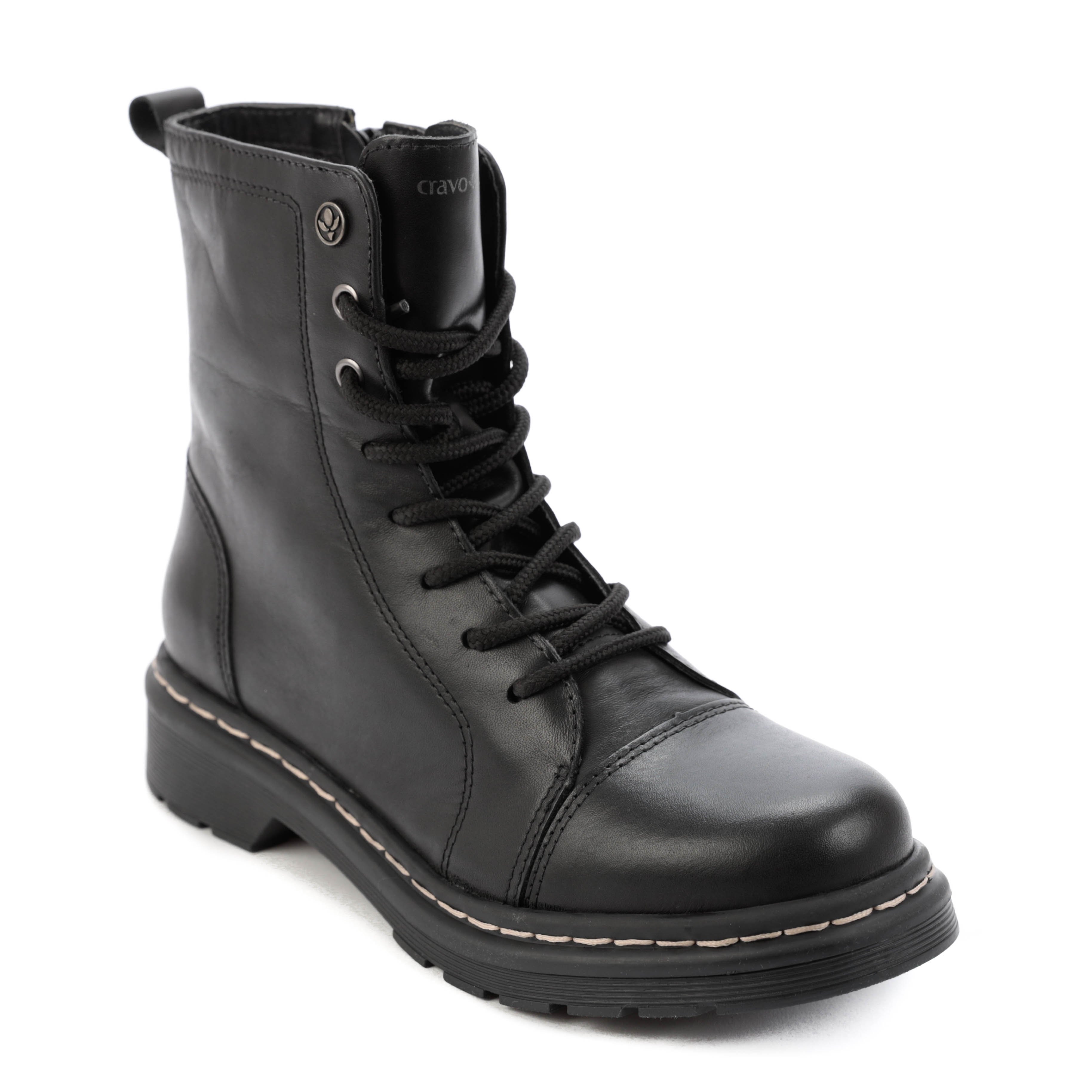 coturno feminino cravo e canela preto