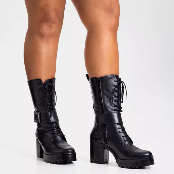 coturno plataforma feminino barato