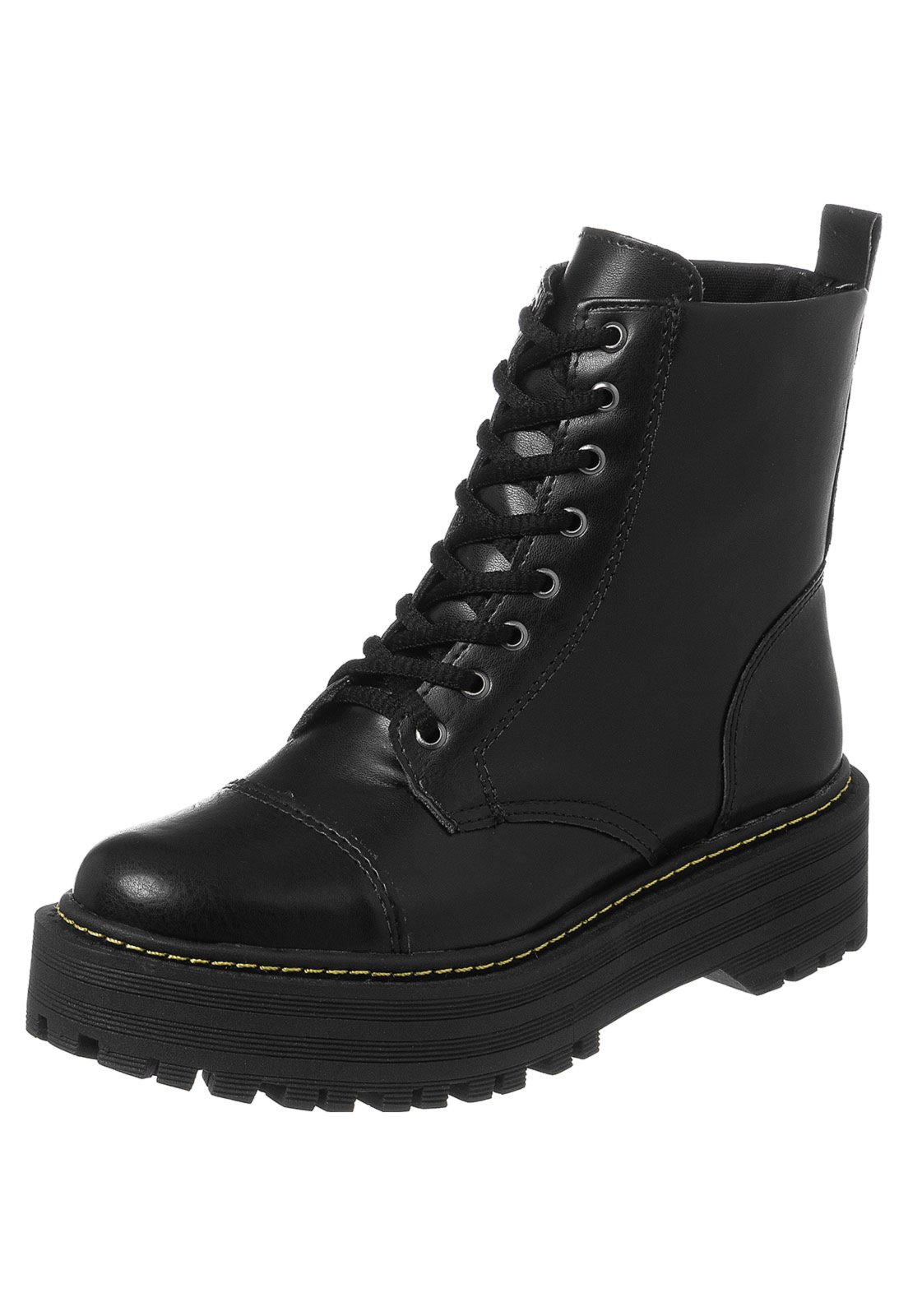 bota coturno plataforma feminino