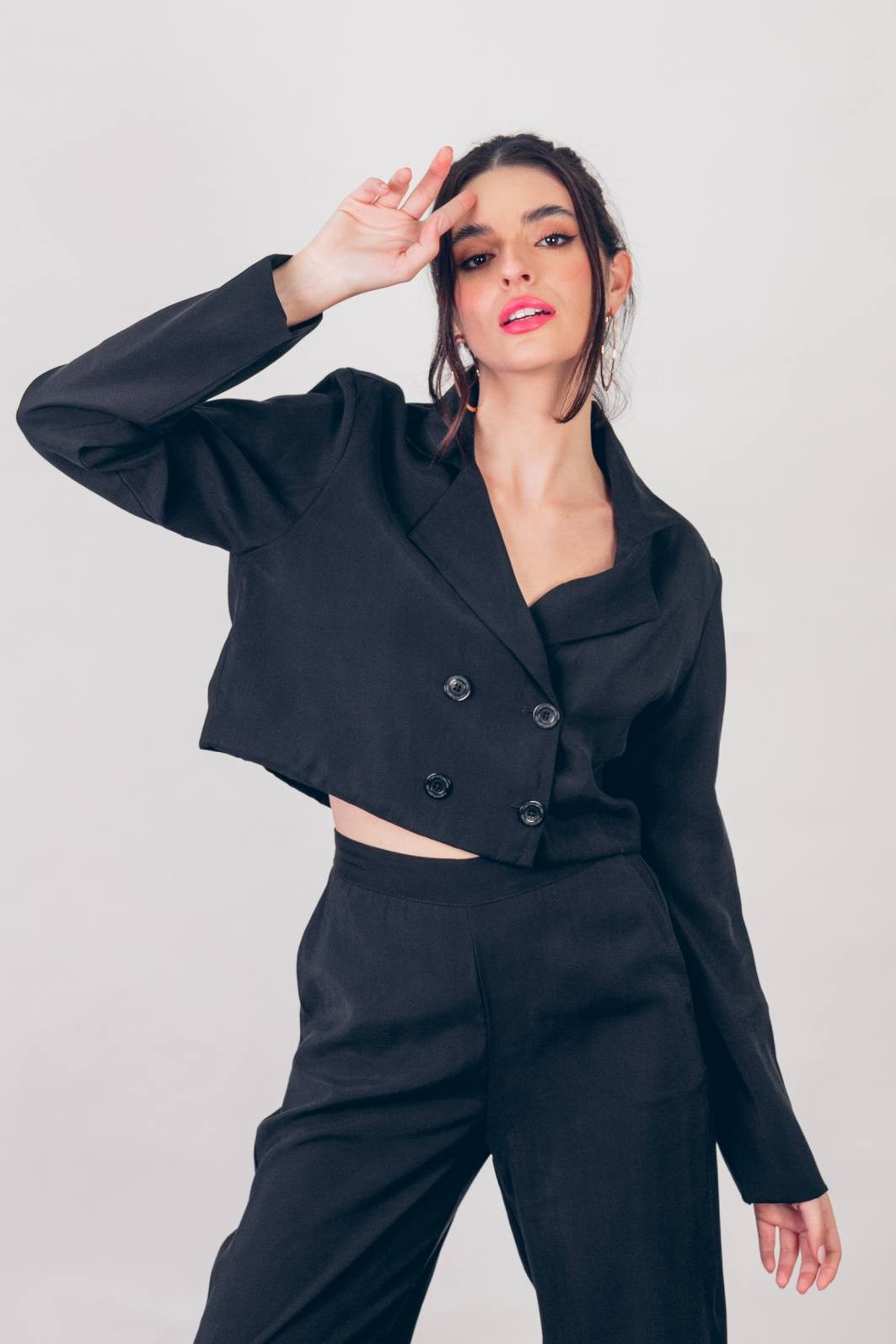 look blazer cropped