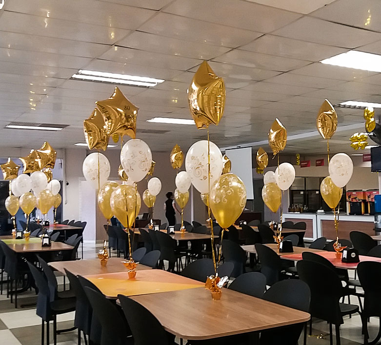 cores para decoração com bexigas