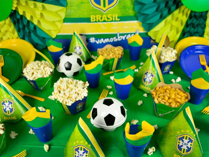 decoração sala copa do mundo