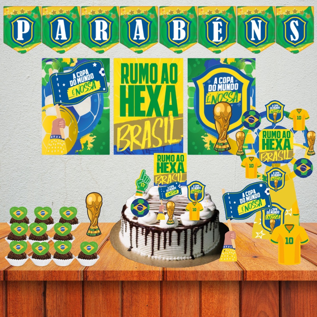 decoração brasil copa do mundo