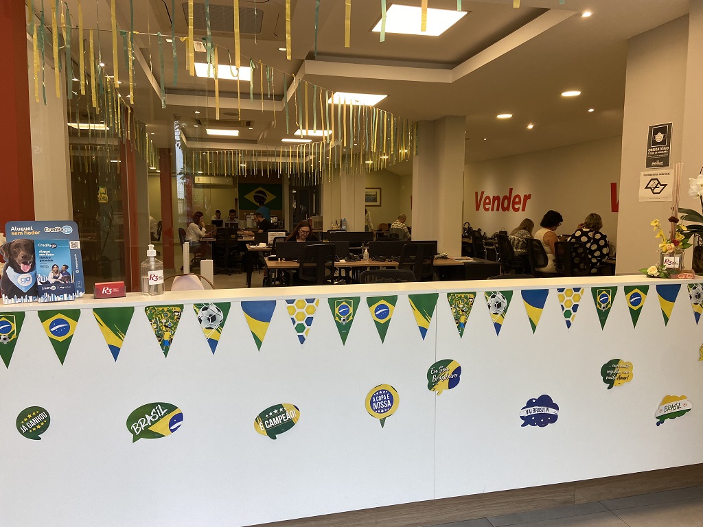 cores decoração copa do mundo varanda