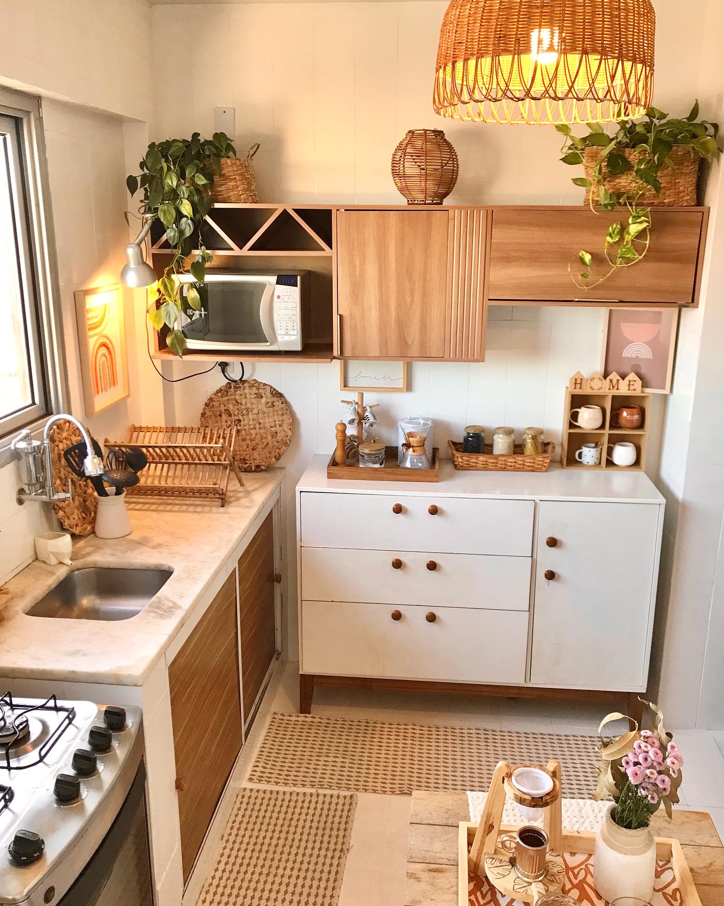 cozinha compacta decorada
