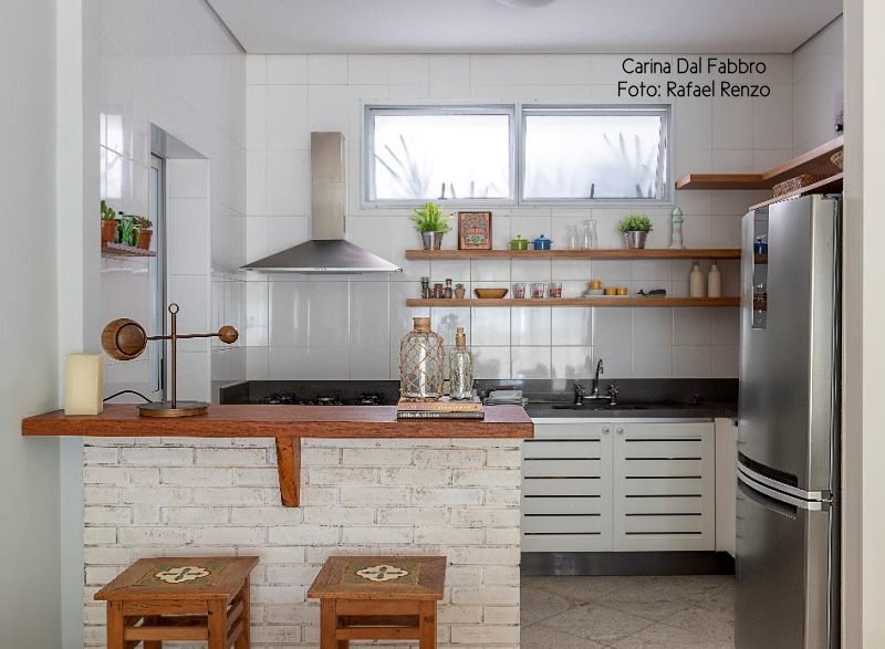 cozinha de apartamento pequena simples